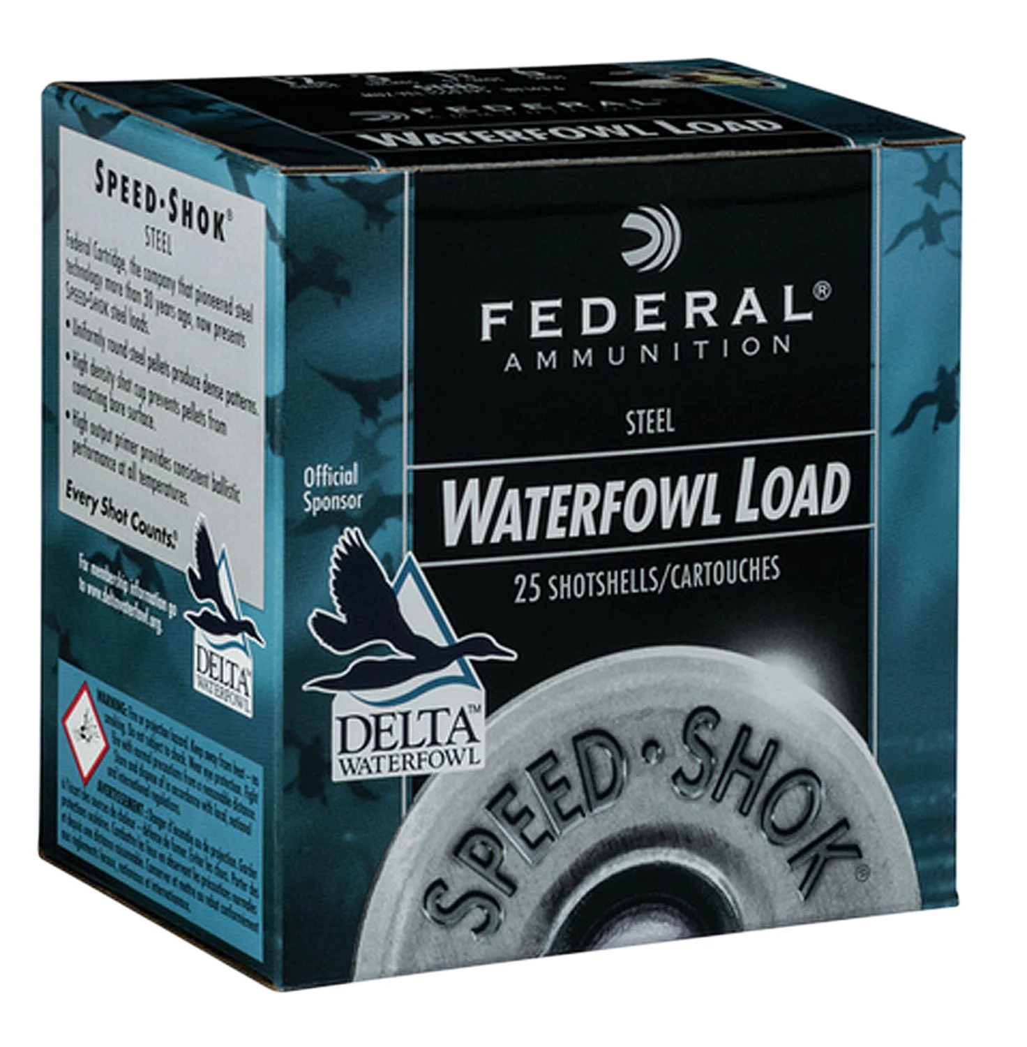 Federal WF1452 Speed-Shok 12Gauge 2.75" 1 1/8oz 2Shot 25 Per Box/10 Case