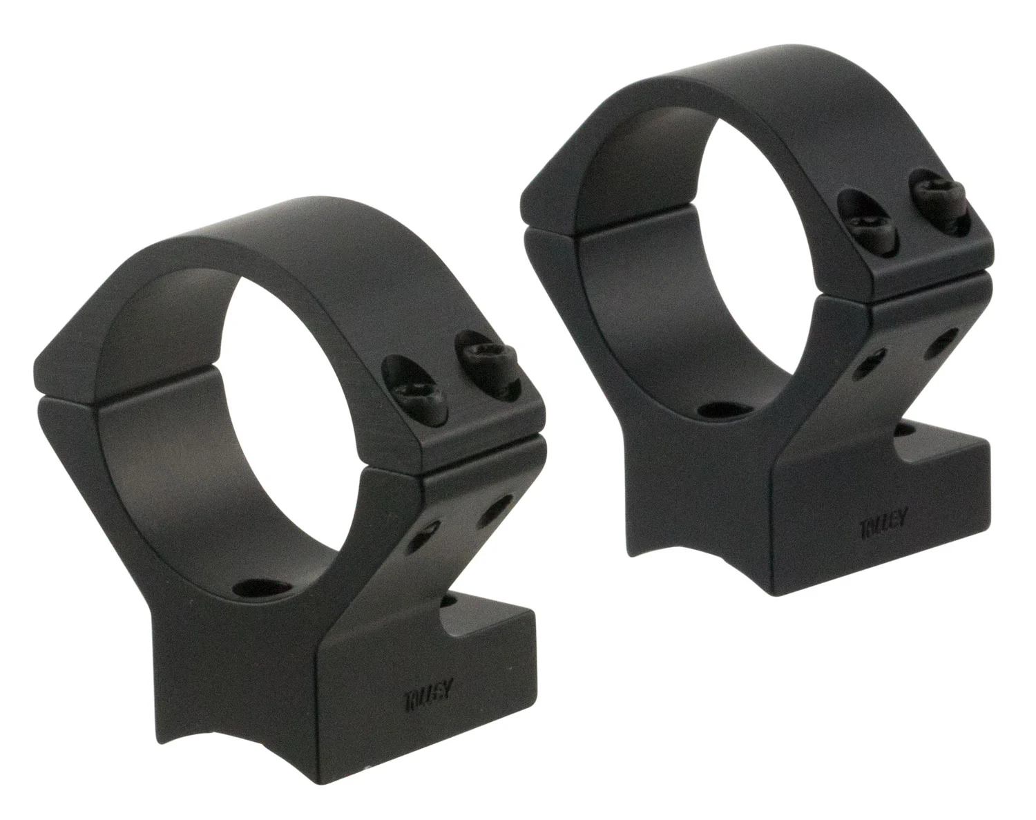 Talley 930707 Scope Mount/Ring Combo Black Anodized 1" Tube Ruger 10/22 Low Rings