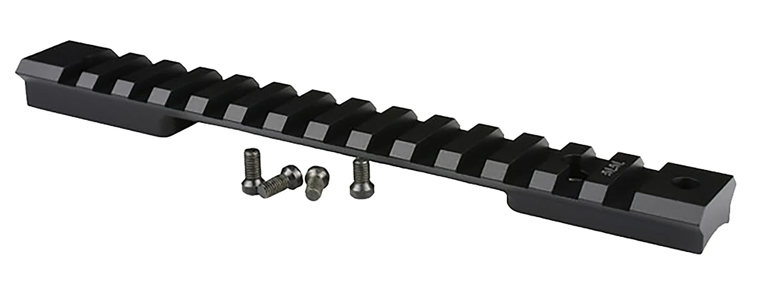 Warne 7654M Mountain Tech Tactical Rail Black Anodized Aluminum Weatherby Mark V 9 Lug Magnum (Except .240 WM) Magnum Action, 0 MOA