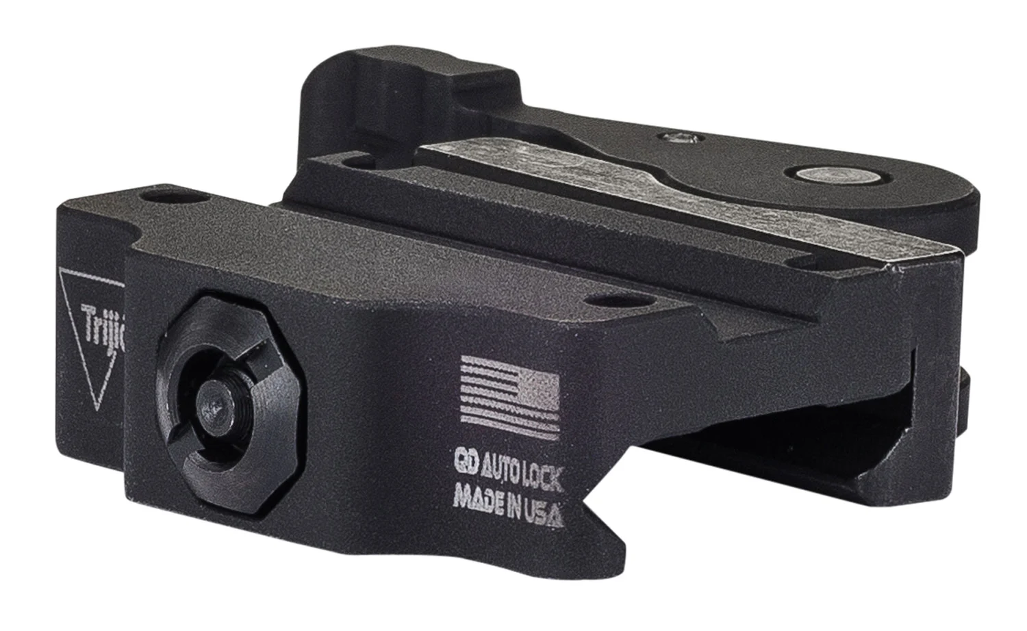 Trijicon AC32082 MRO w/Lever Quick Release Matte Black Aluminum Low Profile Picatinny Rail Mount