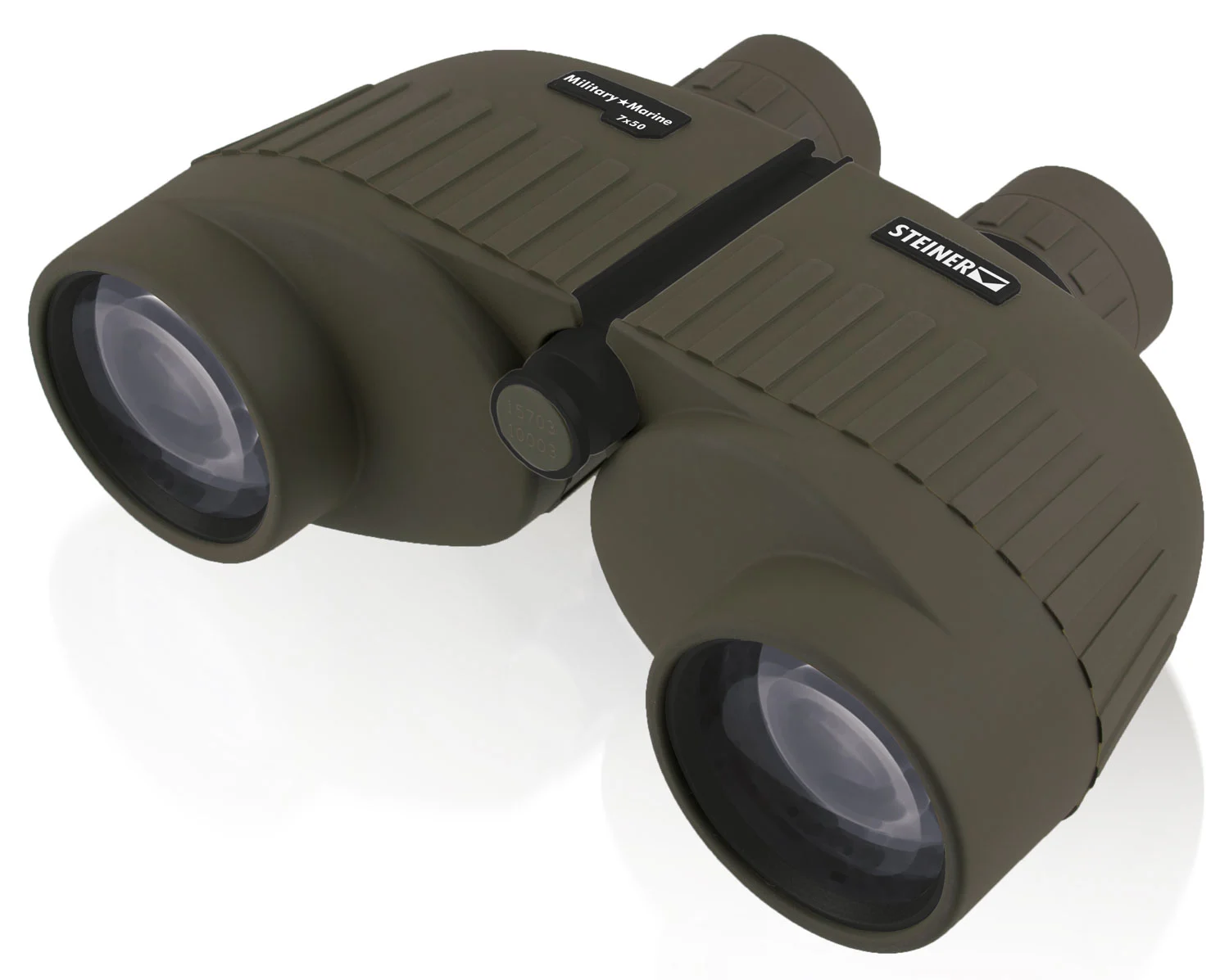 Steiner 2038 Military-Marine 7x50mm Porro Prism, Sports-Auto Focus, OD Green Makrolon w/Rubber Armor