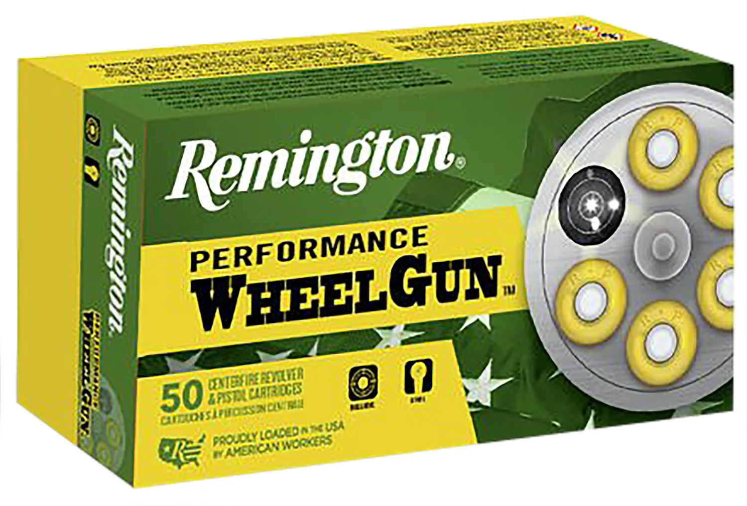 Remington Ammunition 22223 Performance WheelGun 357Mag 158gr Lead Semi Wadcutter 50 Per Box/10 Case