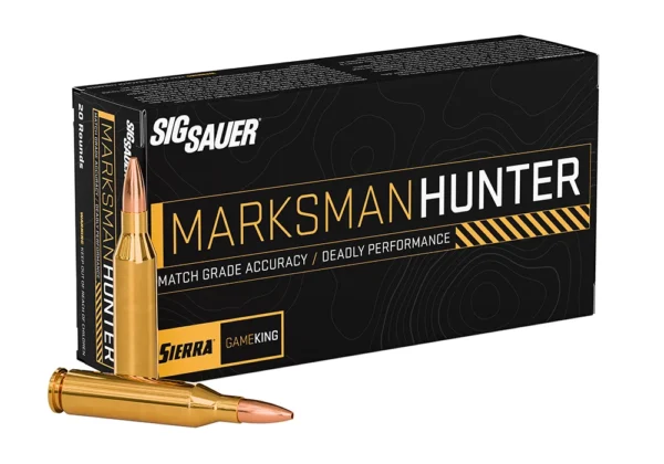SIG SAUER MARKSMAN HUNTER GAMEKING 243WIN 85G 20RD BX 200RD CASE