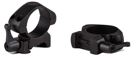 Konus 7410 Steel Rings Matte Black 30mm Quick Release Medium 0 MOA