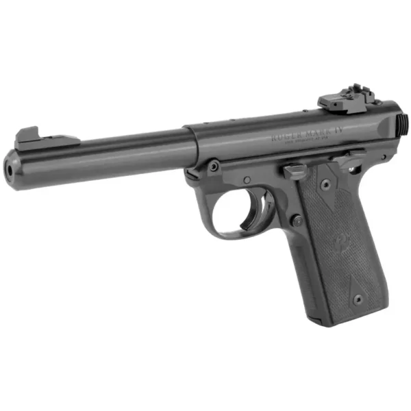 RUGER MRK IV 22/45 TRGT 22LR 5.5" BLUED BLK GRP ADJ SGHT 10RD