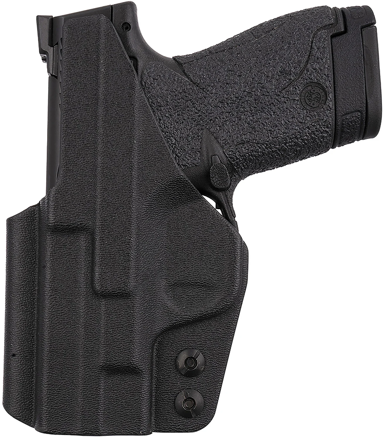 1791 Gunleather TACIWBSHIELDBLKR Tactical Kydex IWB Black Kydex Belt Clip Fits S&W Shield