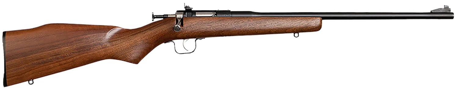 Chipmunk 00001 Youth 22 LR 1rd 16.13" Blued Steel Barrel & Receiver, American Walnut Fixed Wood Stock