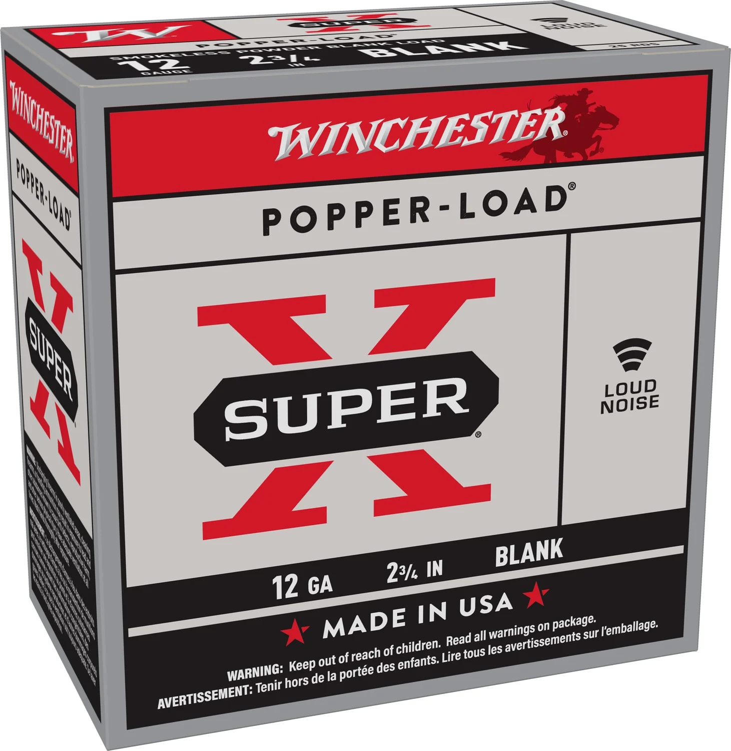 Winchester Ammo XP12 Super X Blank 12Gauge 2.75" 25 Per Box/10 Case