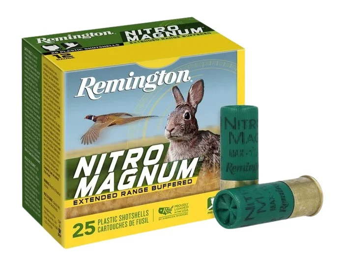 Remington Ammunition 26674 Nitro Magnum 12Gauge 3" 1 5/8oz 4Shot 25 Per Box/10 Case