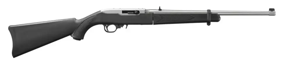 RUGER 10/22 TAKE DOWN 22LR RIFLE 18.5" STAINLESS, BLACK SYNTHETIC STOCK, BX-TRIGGER 1-10RD