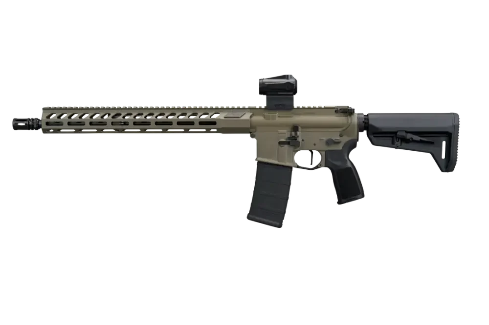 SIG SAUER M400 FORGE 5.56 RIFLE 16.5" BBL, MOSS GREEN, ROMEO MSR G2, TELESTOCK 1-30RD MAG - Image 2
