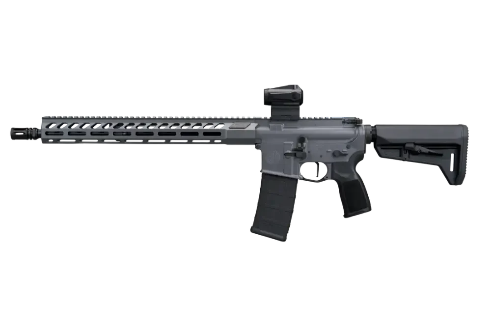 SIG SAUER M400 FORGE 5.56 RIFLE 16.5" BBL, CONCRETE GRY, ROMEO MSR G2, TELESTOCK 1-30RD MAG - Image 2