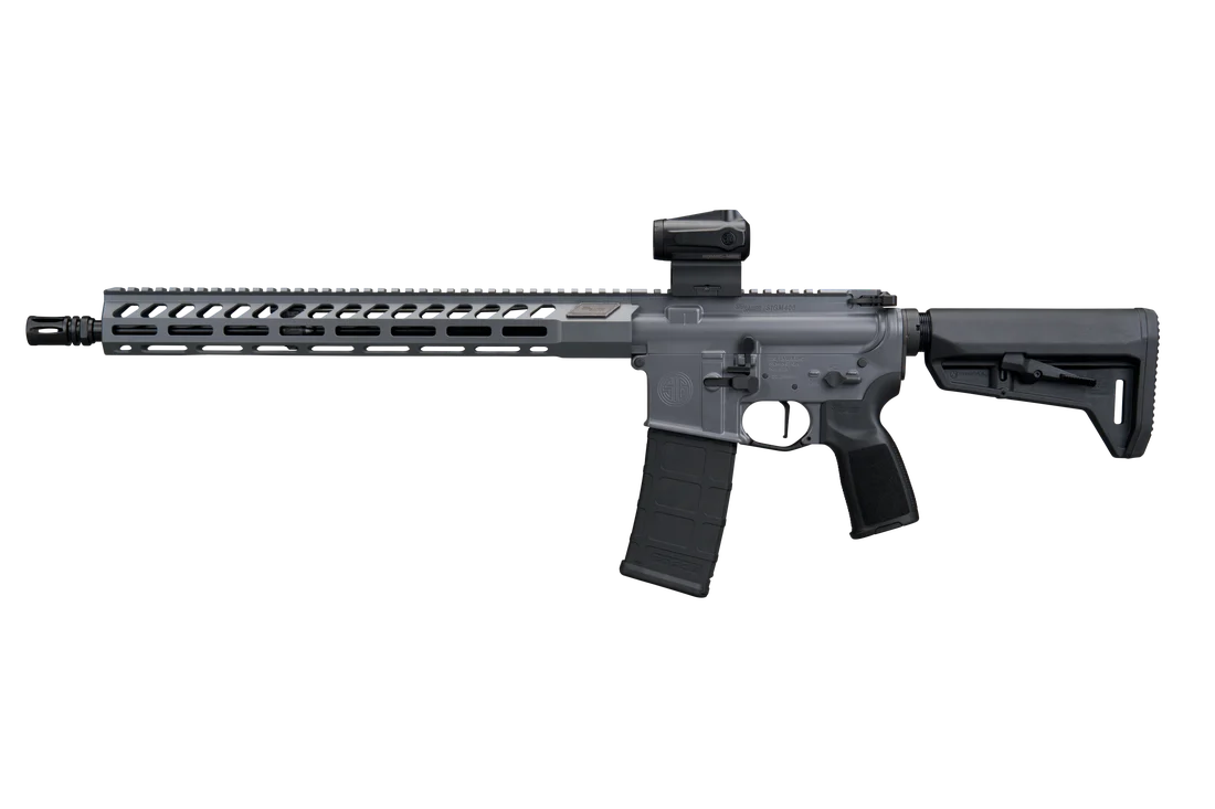 SIG SAUER M400 FORGE 5.56 RIFLE 16.5" BBL, CONCRETE GRY, ROMEO MSR G2, TELESTOCK 1-30RD MAG - Image 3