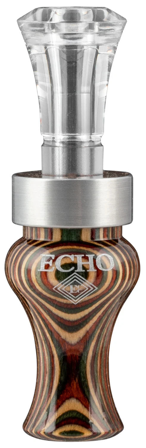 Echo Calls 77754 Timber Double Reed Mallard Sounds Attracts Ducks Multi Color DiamondWood