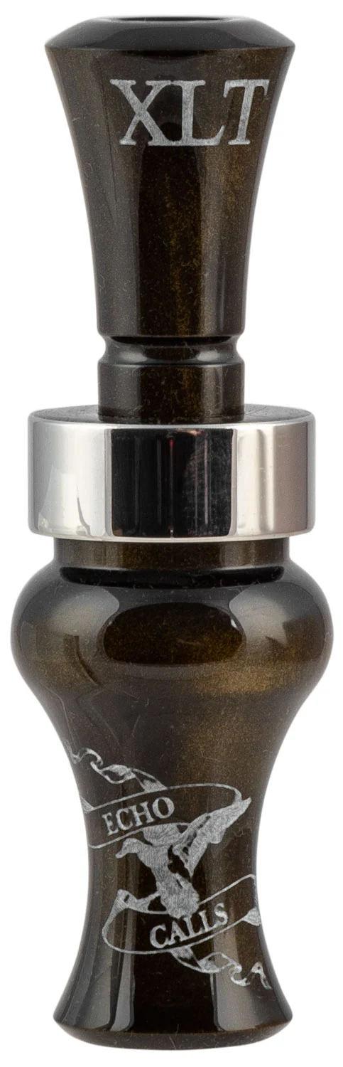 Echo Calls 78900 XLT Single Reed Mallard Sounds Attracts Ducks Black Gold Pearl Acrylic