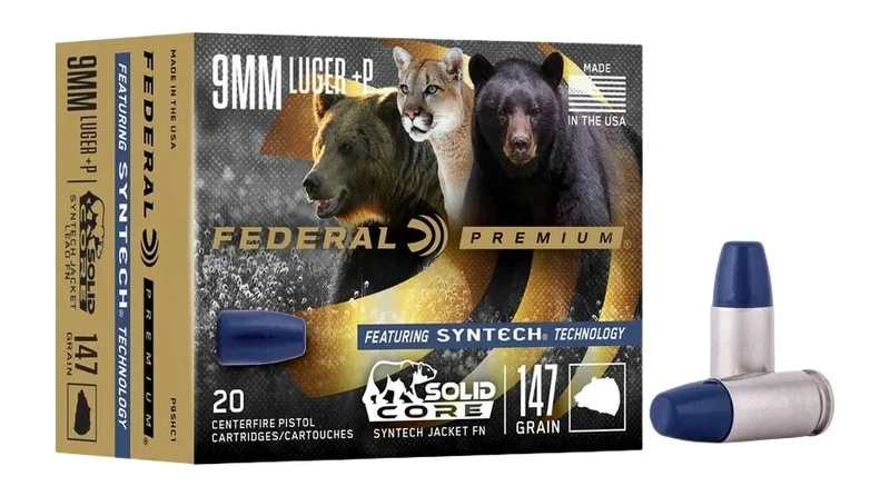 Federal P40SHC1 Premium 40S&W 200gr Solid Core Synthetic Flat Nose 20 Per Box/10 Case