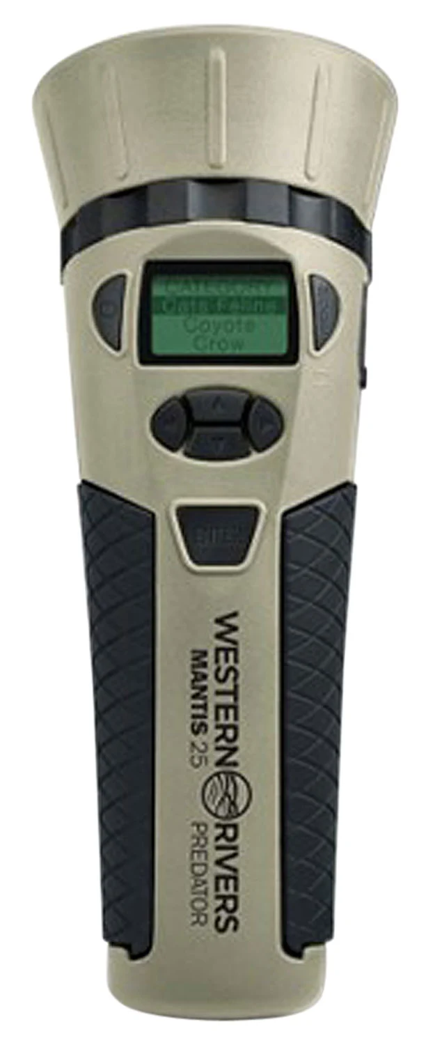 Western Rivers WRC-GC25-PDT Mantis 25 Electronic Call Multiple Sounds Attracts Predators Brown Plastic
