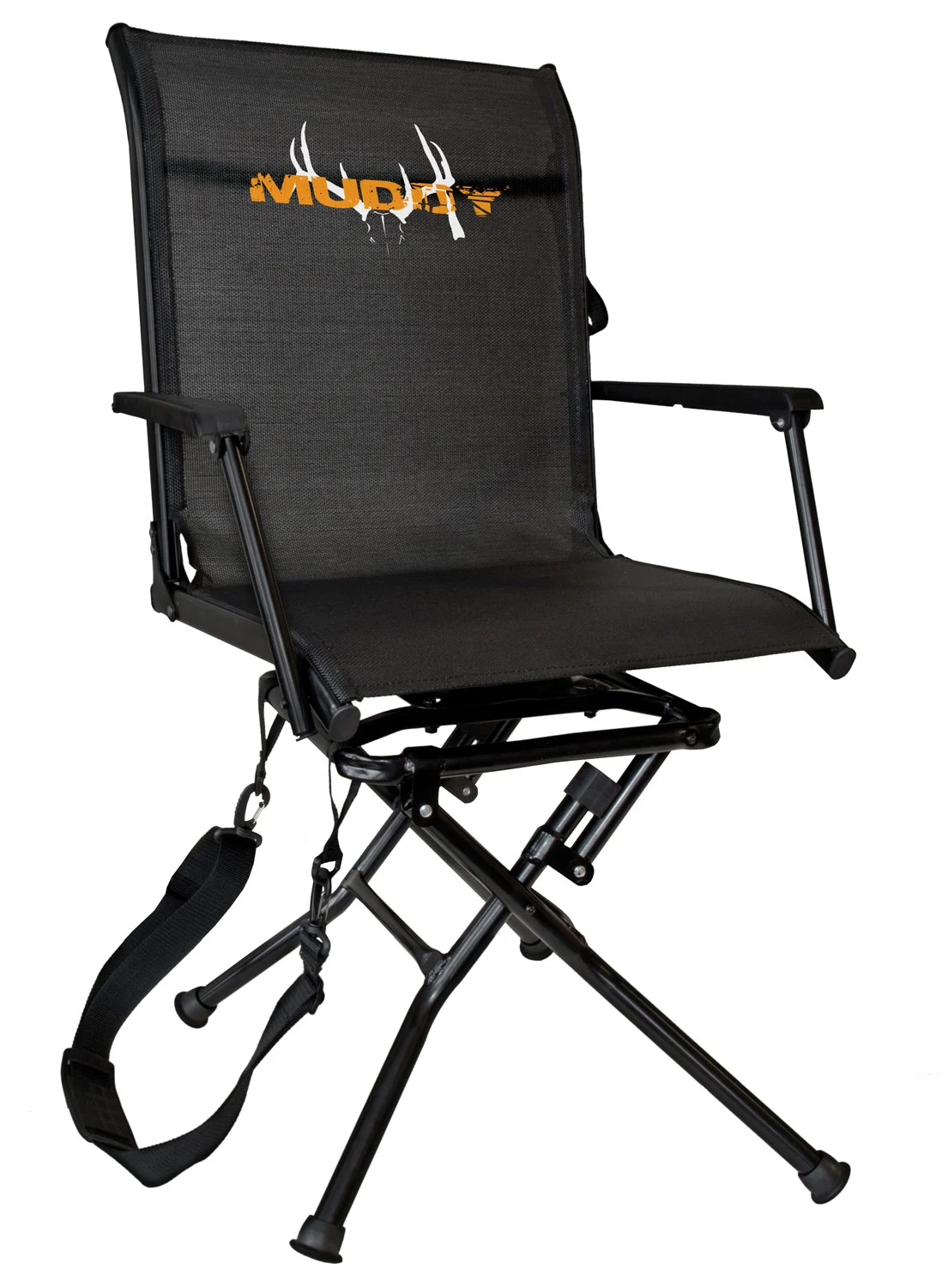Muddy MUDMGS400 Swivel Ease Ground Seat Black Steel