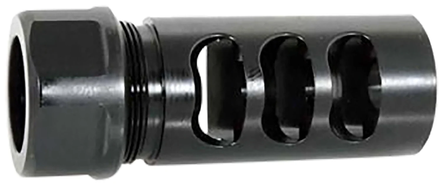 American Precision Arms G2L5830N Gen 2 Little Bastard Self Timing Brake Black Nitride Stainless Steel with 5/8"-24 tpi Threads, 2.22" OAL & 1" Diameter for 30 Cal Rifle