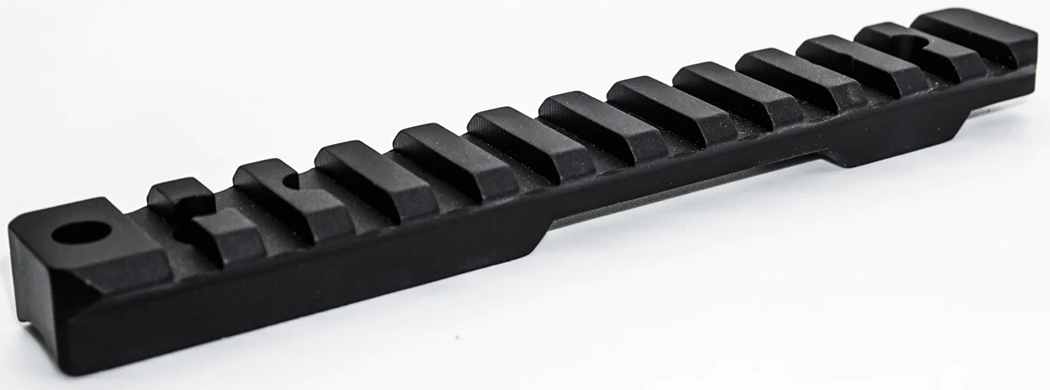 Talley P00252412 Picatinny Rail Picatinny Black Anodized Aluminum Fits Browning T-Bolt 0 MOA