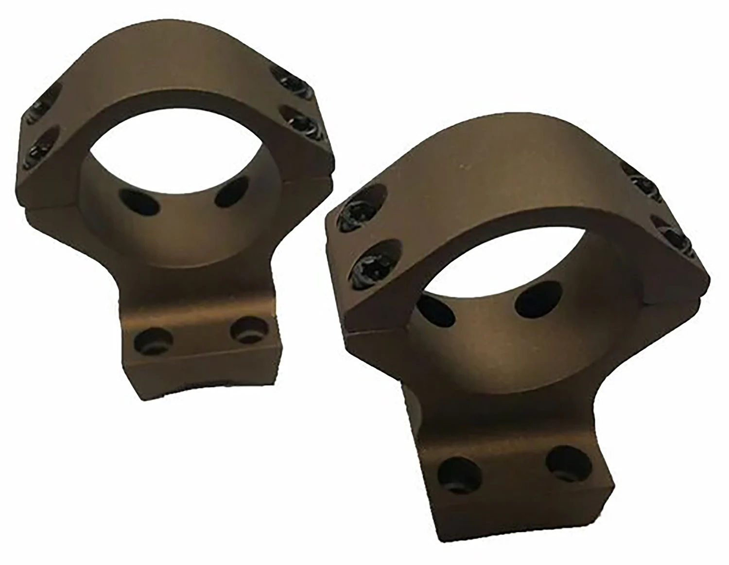 Talley HC940735 Scope Mount/Ring Combo Burnt Bronze Aluminum 1" Tube X-Bolt Medium Rings Short/Long Action 0 MOA