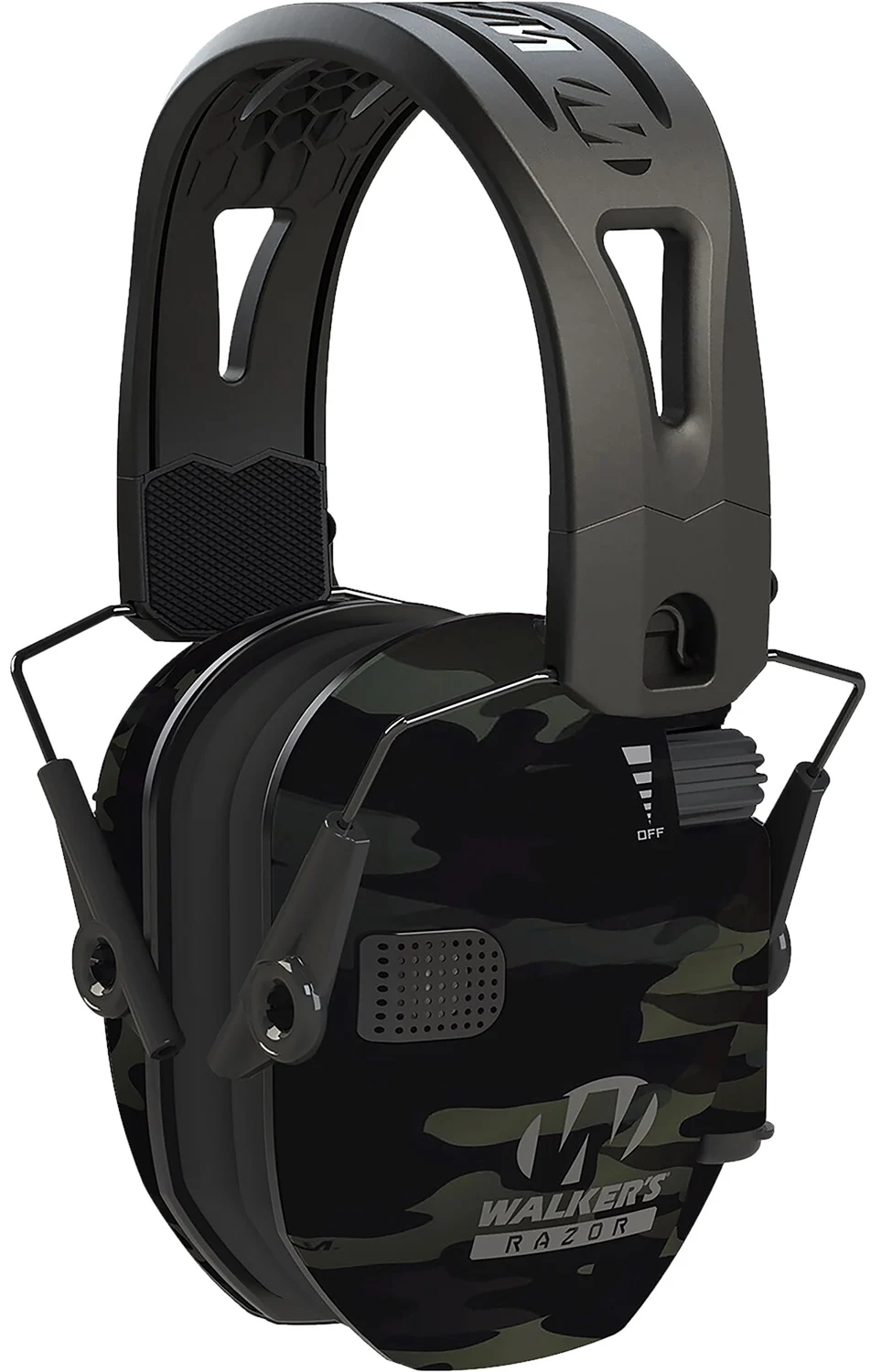 Walker's GWPRSEMRHMCCG Razor Tacti-Grip 23 dB Over the Head Gray MultiCam/Black Polymer