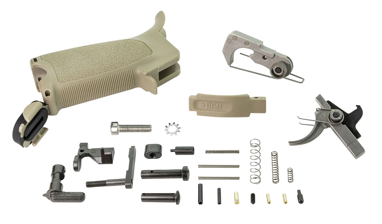 BCM ELPKFDE BCMGunfighter Enhanced AR-15 Polymer Grip Flat Dark Earth