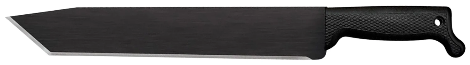 Cold Steel CS97BTMS Tanto 13" Black Matte Baked-On Anti Rust 1055 Carbon Steel Blade/ Black Polypropylene Handle 15.63" Long Includes Sheath