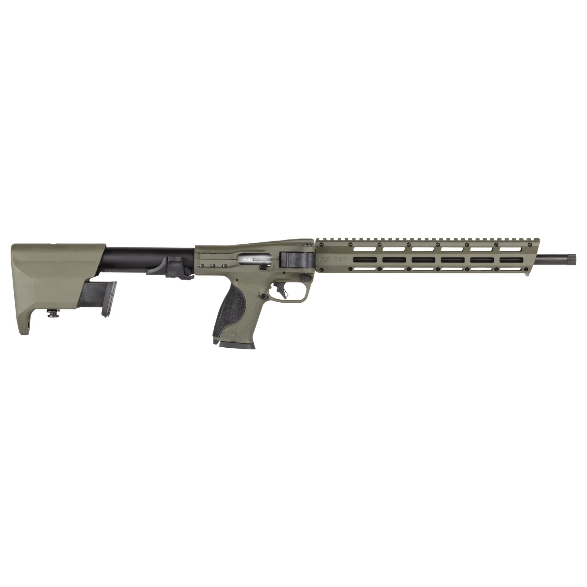 SMITH AND WESSON M&P FPC 10MM ODG 16.25" 15+1