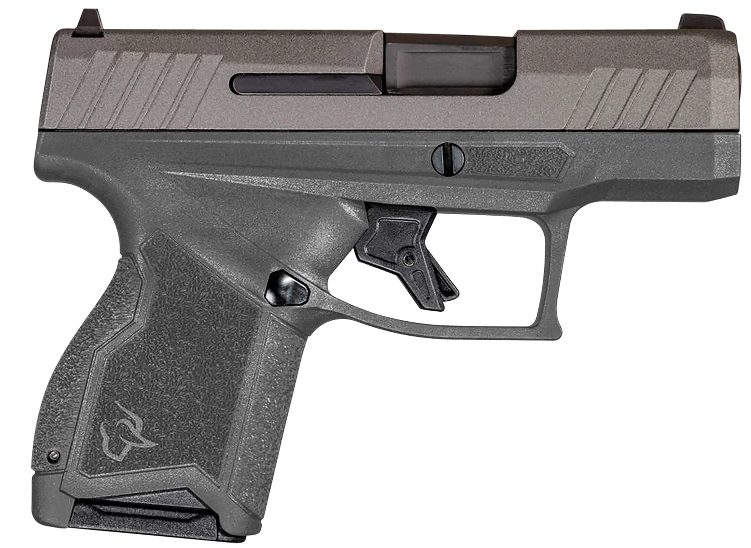 Taurus 1-GX4M93CG GX4 Micro-Compact 9mm Luger Caliber with 3.06" Barrel, 11+1 Capacity, Gray Finish Frame, Serrated Tungsten Gray Cerakote Steel Slide & Interchangeable Backstrap Grip Includes 2 Mags