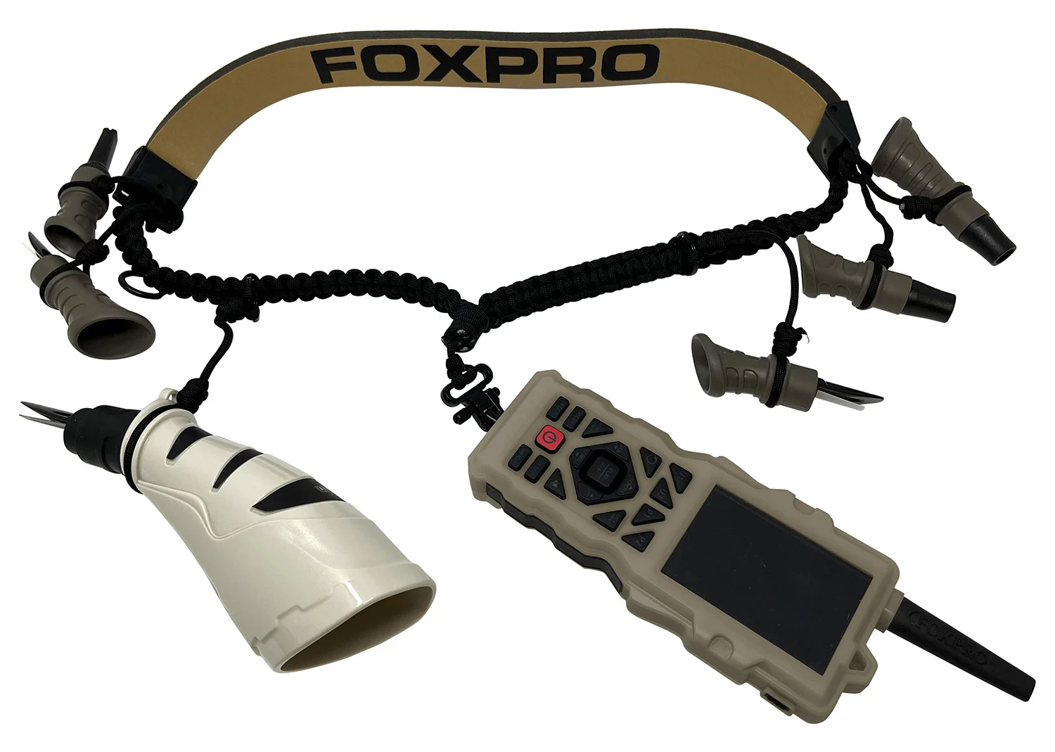 Foxpro FXD8 LAN XD8 Lanyard Black/Tan Paracord