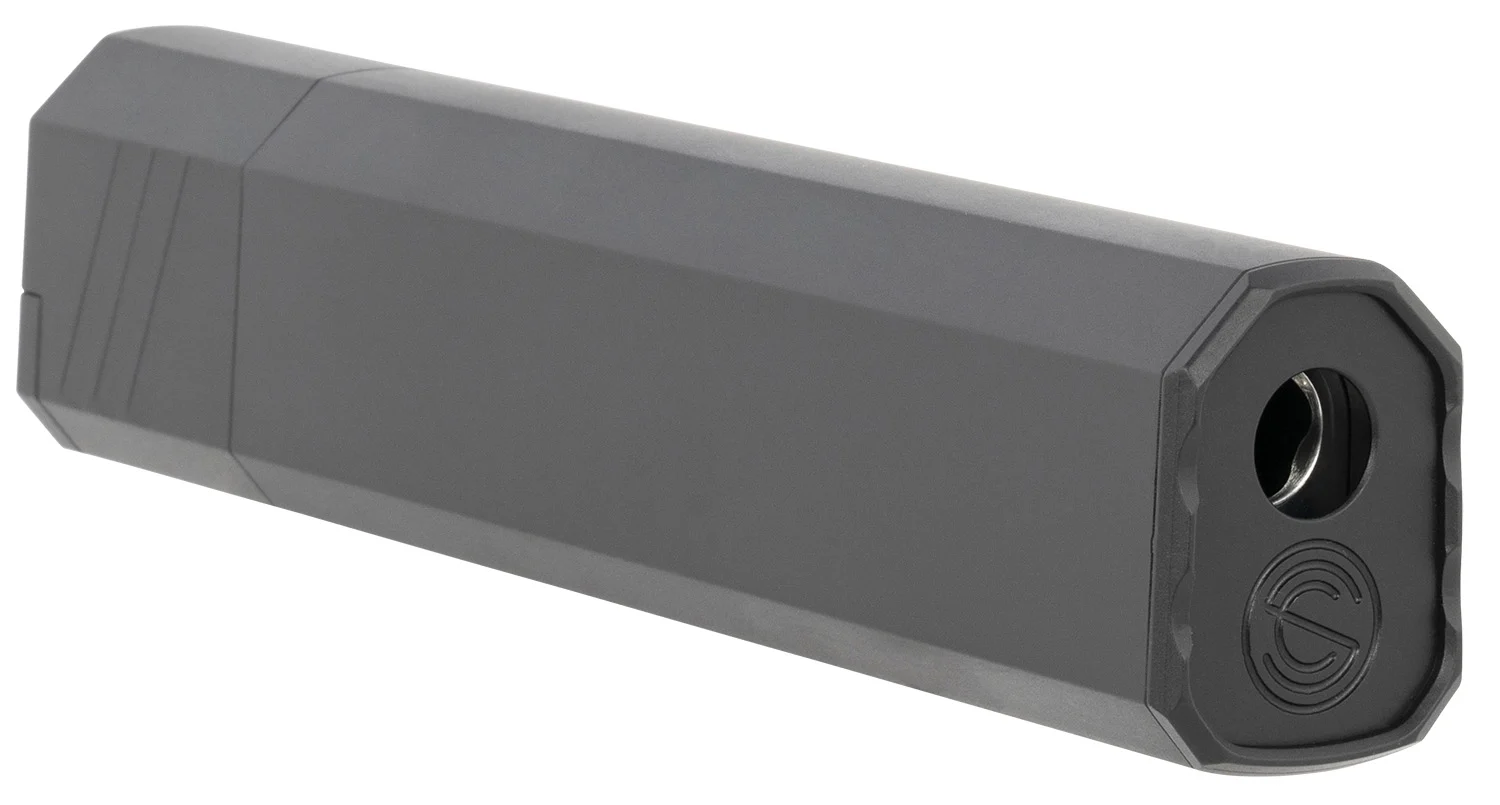 SilencerCo SU5185 Osprey 45 2.0 45 ACP 7.90", 1.30"x1.75" Diameter Black Aluminum/Stainless Steel