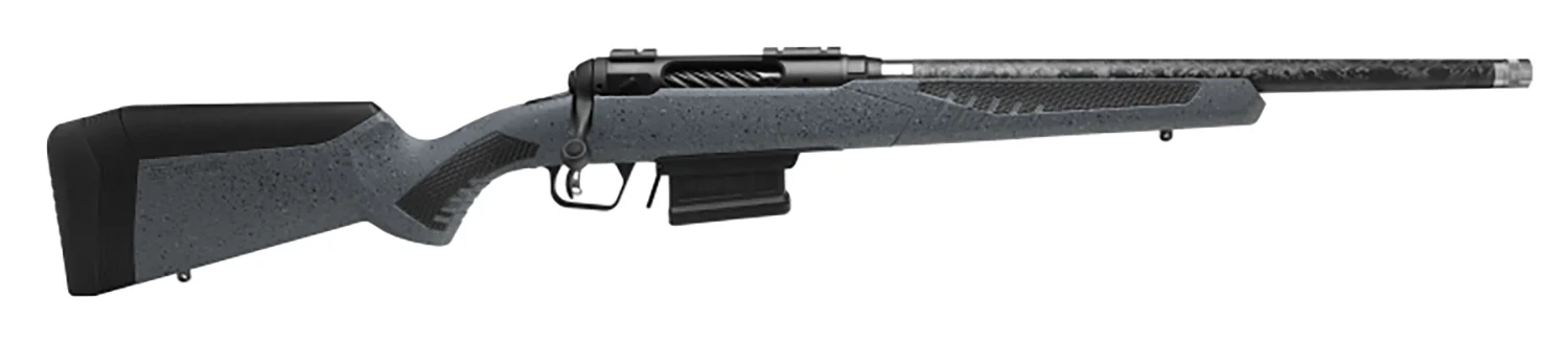 Savage Arms 57933 110 Carbon Predator 22-250 Rem 22" Proof Research Carbon Fiber Barrel, Granite Stock with Black Rubber Cheek Piece & Grips
