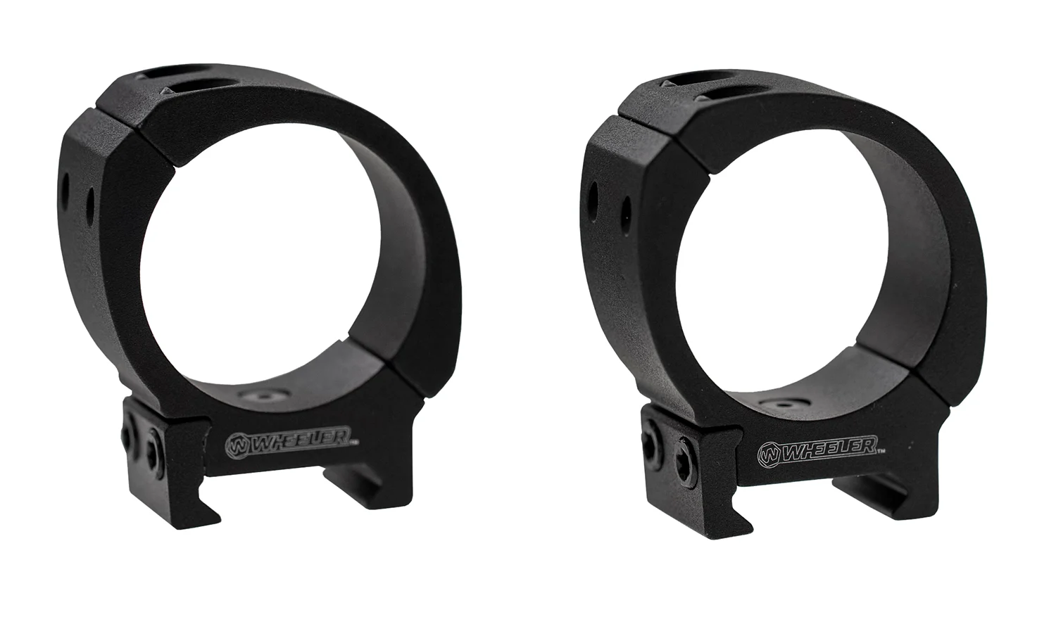 Wheeler 1133754 Sporter Scope Rings Black 34mm Medium