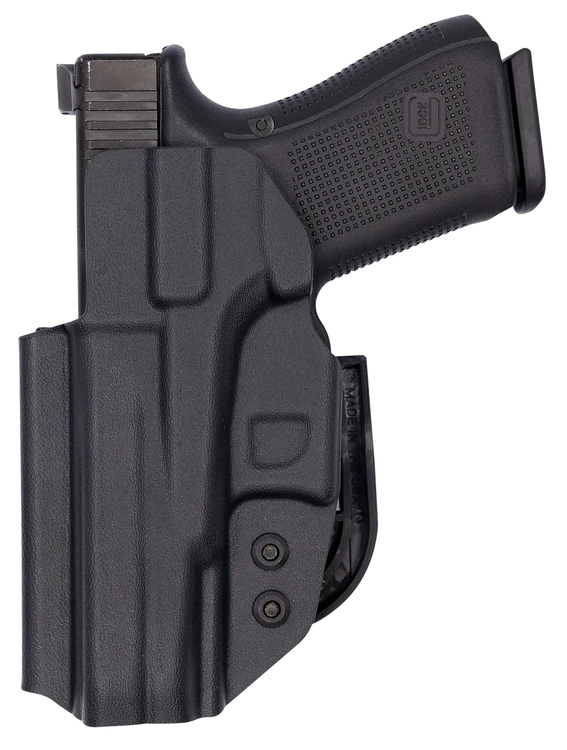 C&G Holsters 0008100 Covert IWB Black Kydex Belt Clip Fits Glock 19/23