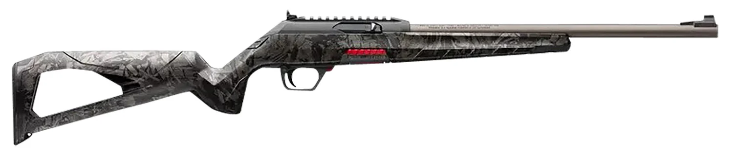 Winchester Repeating Arms 521153102 Wildcat Full Size 22 LR 10+1 18" Matte Blued Sporter Barrel, Picatinny Rail Matte Black Polymer Receiver, Forged Carbon Gray Skeletonized Synthetic Stock, Ambidext