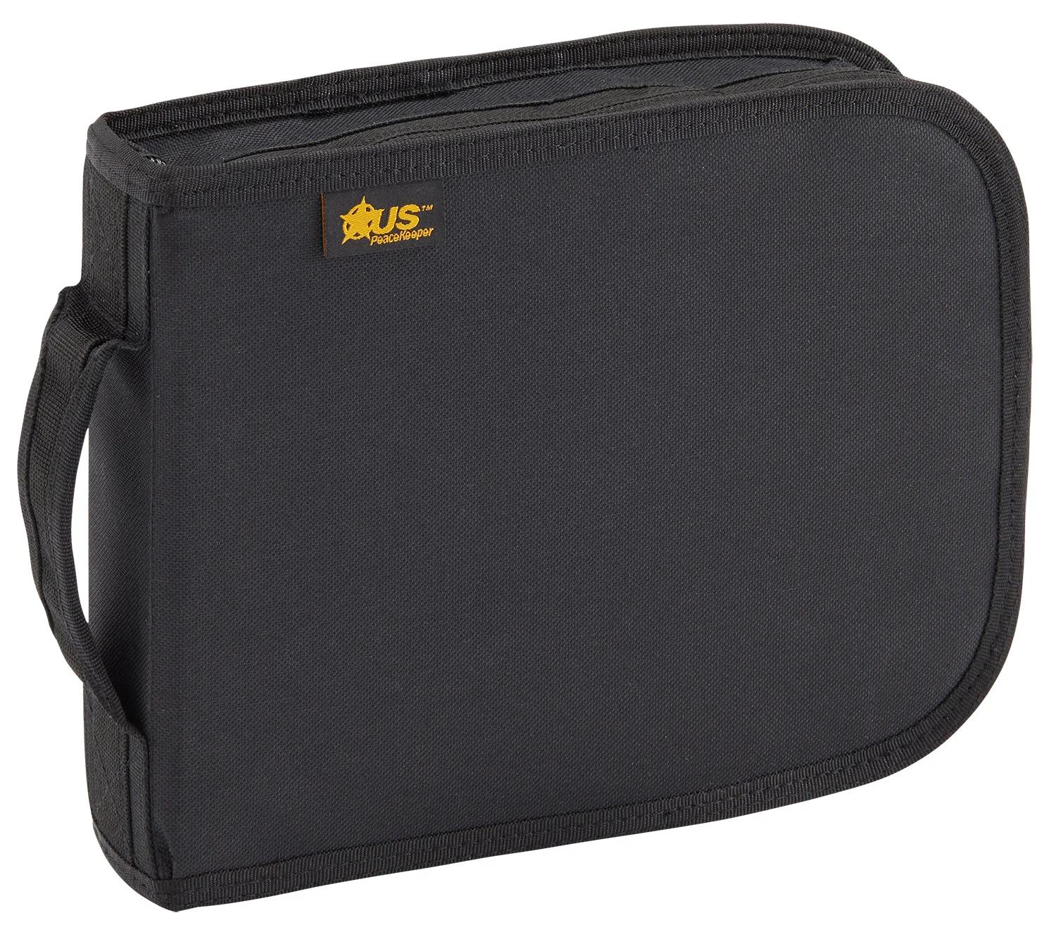 US PeaceKeeper P26108 Handgun Case Black Holds 1 Handgun Polyester