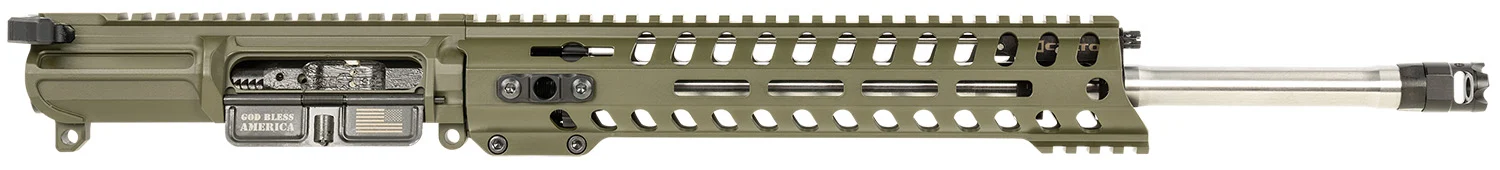 Patriot Ordnance Factory Rogue Complete Upper 308 Win 16.50" Stainless Barrel, OD Green Anodized, Micro-B Muzzle Brake, 11" M-LOK Handguard