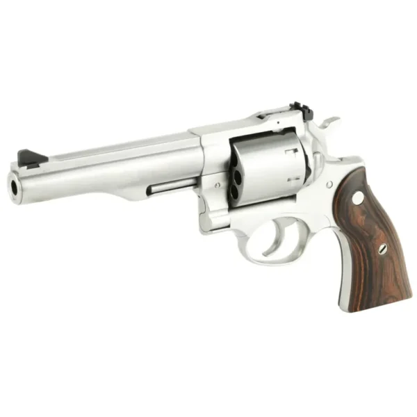 RUGER RDHWK 357MAG REV 5.5" STS HRDWOOD GRP FXD SIGHT