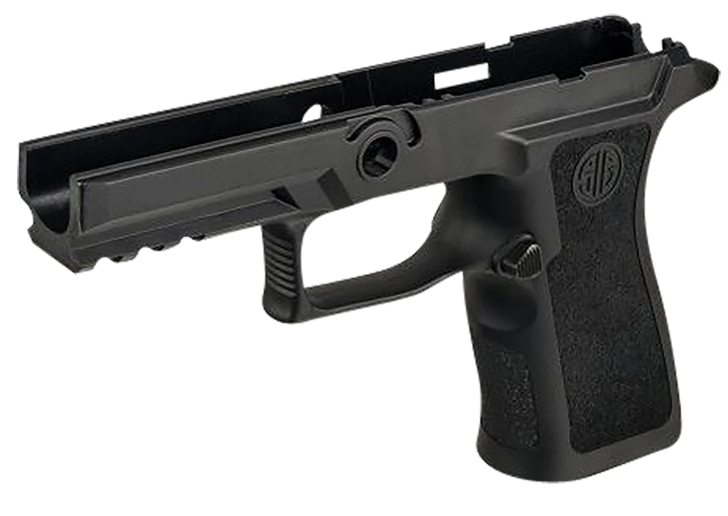 Sig Sauer GRIPMODXCA943LGBLK P320 Grip Module X-Series Carry (Large Size Module), 9mm Luger/40 S&W/357 Sig, Black Polymer, Fits Sig P320 (3.90" & 4.70")