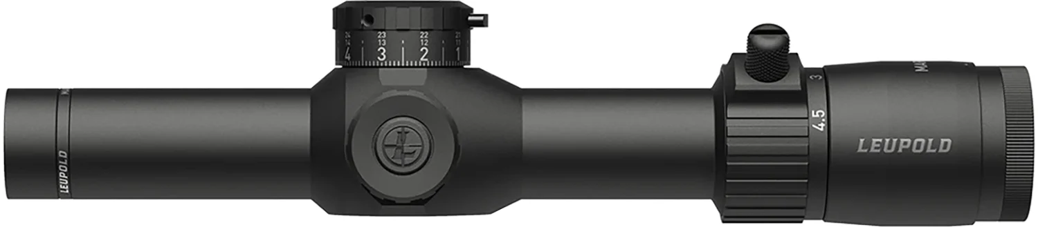 Leupold 183316 Mark 4HD Matte Black 1-4.5x24mm, 30mm Tube, Illuminated SFP FireDot TMR Reticle