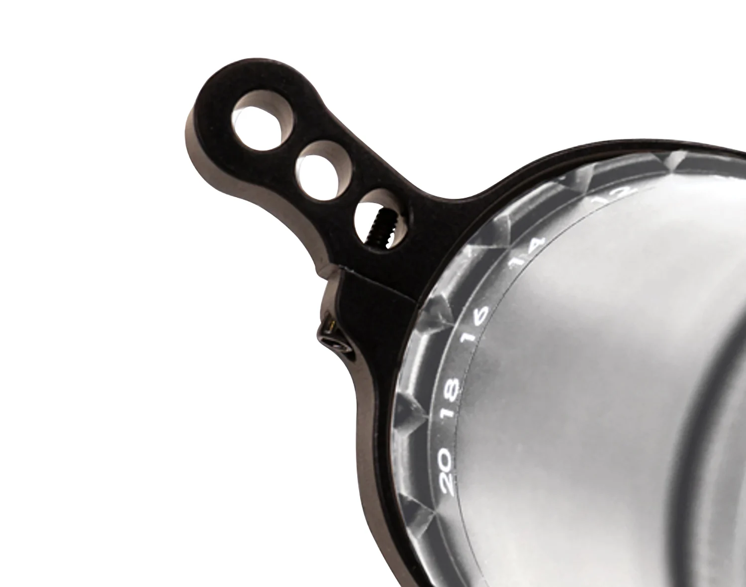 Huskemaw Optics 20SVUNI Switchview Black Anodized Aluminum, Compatible w/Blue Diamond Scopes