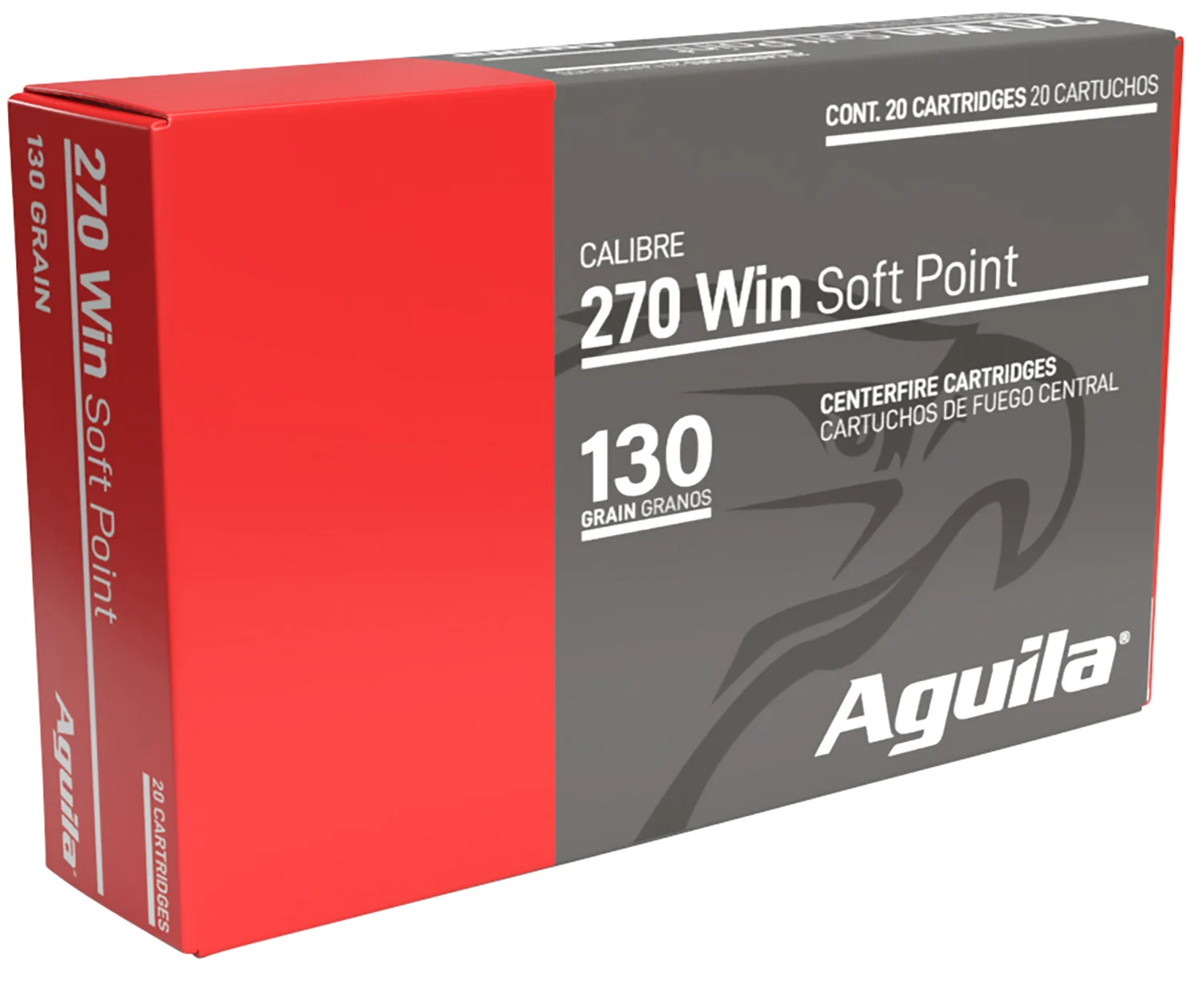Aguila 8053AG 270Win 130gr InterLock Boat Tail Soft Point 20 Per Box/10 Case