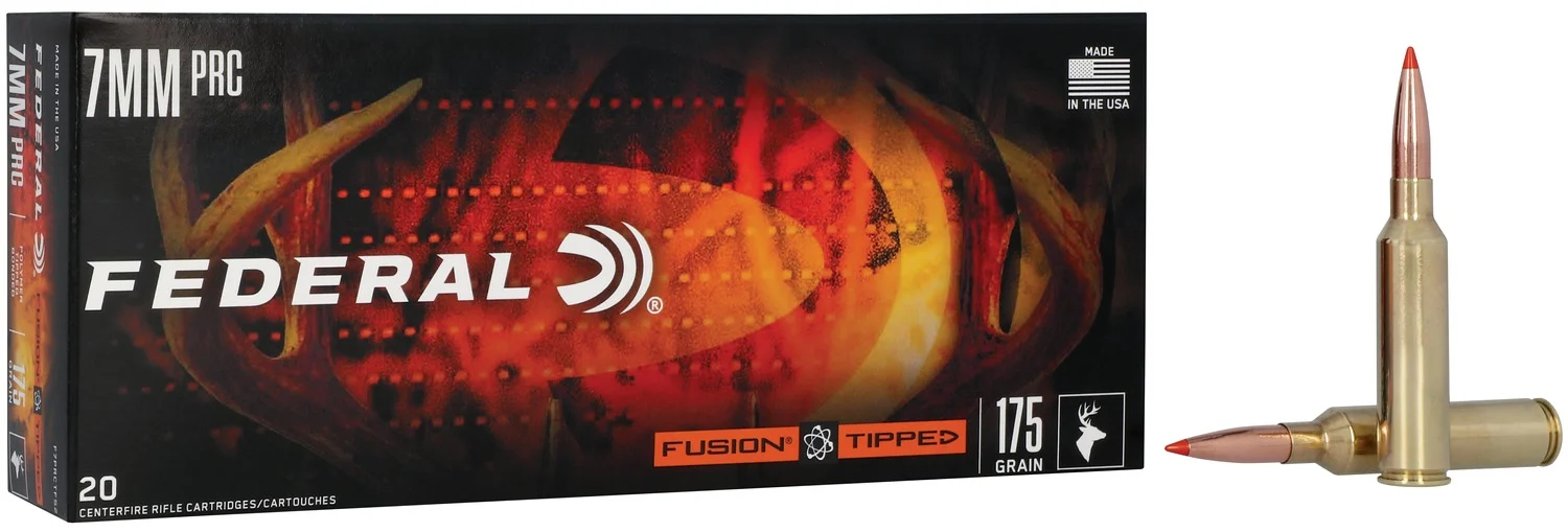 Federal F7PRCTFS2 Fusion 7mmPRC 175gr Bonded Soft Point 20 Per Box/10 Case