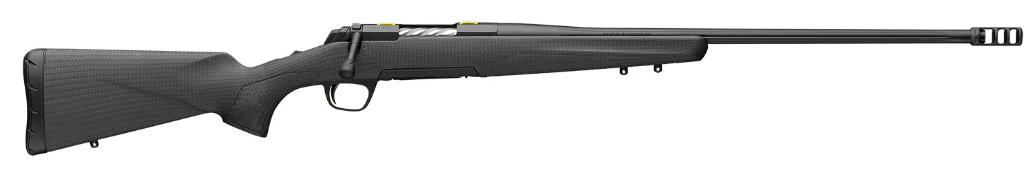 Browning 035602299 X-Bolt Pro Full Size 6.8 Western 3+1 24" Matte Blued Fluted Sporter SR Barrel, Blued Drilled & Tapped/X-Lock Mount Steel Receiver, Black Fixed Synthetic Stock