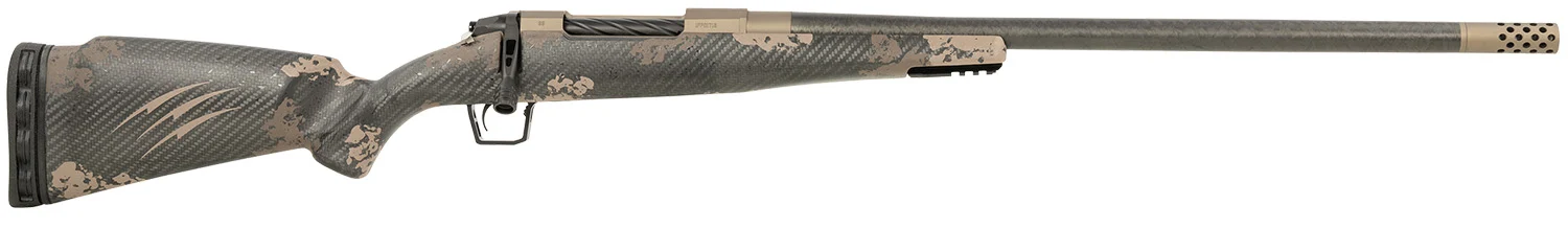 Fierce Firearms ROG7PRC22BRS Carbon Rogue Full Size 7mm PRC 3+1 22" Hand Lapped/Match Grade Threaded Barrel, Smoked Bronze Cerakote Steel Receiver, Sonora Ambush Camo Fierce Rogue Carbon Fiber Stock