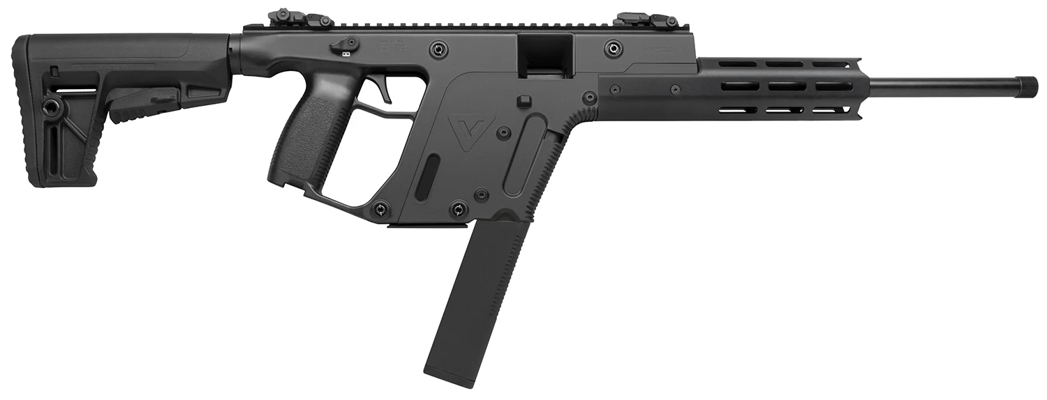 Kriss USA KV22CBL03 Vector CRB Gen2 Full Size 22 LR 30+1 16" Black Nitride Threaded Barrel, Black Picatinny Rail Aluminum Receiver, M-LOK Handguard, Black 6 Position Synthetic Stock, Black Polymer Gri