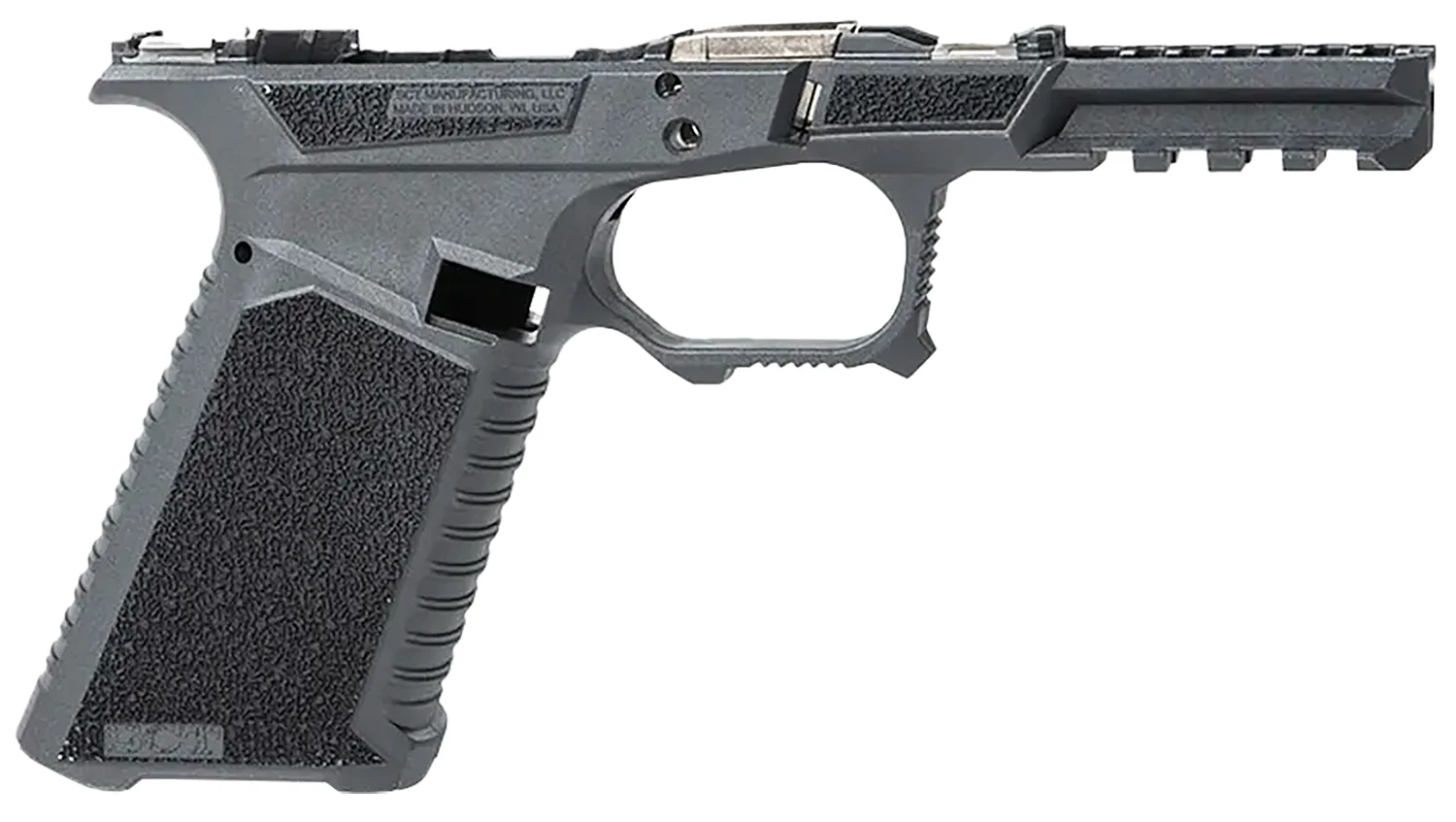 Sct Manufacturing 225010100 Full Size Compatible w/ Gen3 17/22/31 Black Polymer Frame Aggressive Texture Grip Includes Locking Block