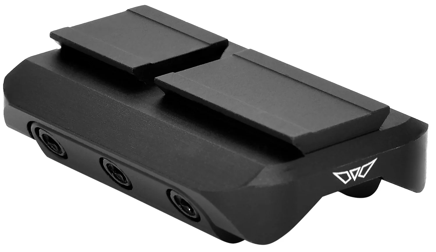 Warne 6112M Red Dot Reflex Mount Shotgun Rib Black Anodized Aluminum Fits Mini RDR Sights w/ACRO Interface