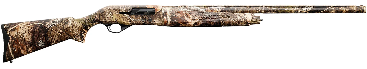 Charles Daly 930327 601 Full Size 12 Gauge Semi-Auto 3" 4+1 28" Mossy Oak Country DNA Chrome Lined Vent Rib Barrel, Aluminum Receiver, Fixed Mossy Oak Country DNA Synthetic Stock